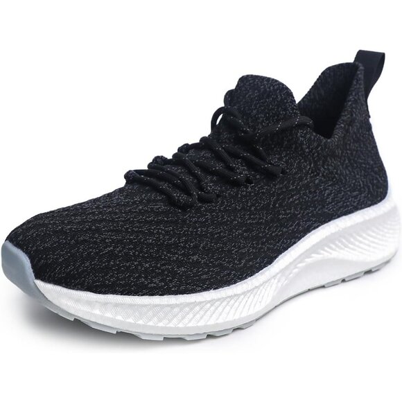 Other - Mens Running Shoes Walking Sneakers Sports Fashion Casual Black Mesh Footwear